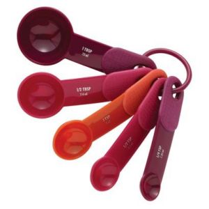 Gifts for men - KitchenAid 5 Piece Plastic Measuring Spoon Set - Assorted Color.jpg